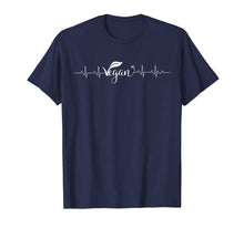 Load image into Gallery viewer, Vegan Heartbeat T-Shirt for veggie lovers
