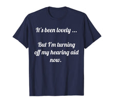 Load image into Gallery viewer, ASL Deaf Funny hearing Aid t-shirt
