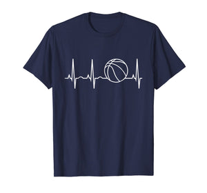 Heartbeat Basketball Shirt Best Basketball Player & FanTee