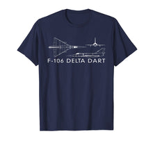 Load image into Gallery viewer, F-106 Delta Dart Interceptor Fighter Plane T Shirt Gift
