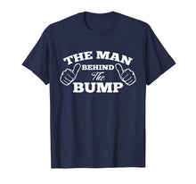 Load image into Gallery viewer, Mens The Man Behind The Bump Fathers Expecting T-Shirt

