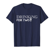 Load image into Gallery viewer, Drinking For Two Pregnancy Announcement T-Shirt For Couples
