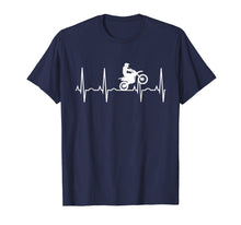 Load image into Gallery viewer, Dirt Bike Heartbeat Shirt - Best Shirt for Dirt Bike Riders
