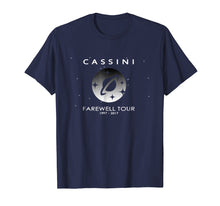 Load image into Gallery viewer, CASSINI Farewell Tour - Space Saturn Tee
