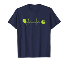 Load image into Gallery viewer, Pickleball Heartbeat T-Shirt Funny Pickleball Tee
