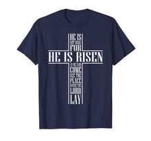 Load image into Gallery viewer, He Is Risen Shirt Matthew 28:6 Bible Jesus Christ Shirt
