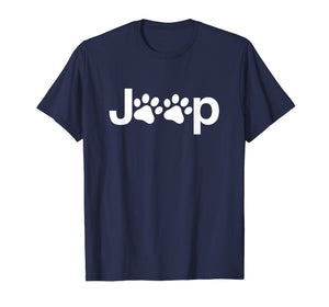 Funny Jeep Paw Prints Dogs & Jeeps Owner Men Women Gift T-Shirt