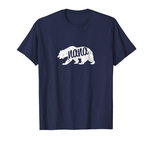 Nana Bear Granny Grandma T Shirt Funny Gift