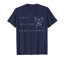 Load image into Gallery viewer, Morse Code T shirt Ham Radio Operator

