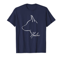 Load image into Gallery viewer, Blue Heeler Cattle Dog profile T- Shirt dog lover tee gift
