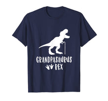 Load image into Gallery viewer, Grandpasaurus Funny T Shirt Dinosaur Grandpa Family Rex Gift

