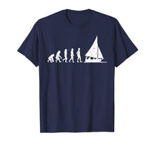 Load image into Gallery viewer, Evolution of the Sailor Funny Sailing Evolution T-shirt
