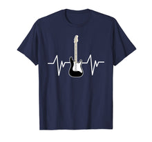 Load image into Gallery viewer, Bass Guitar Heartbeat Bass Lover Funny Bass Player T Shirt
