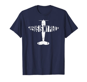Jesus Is My Pilot - Christian Airplane T Shirt