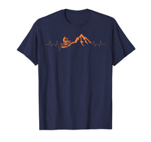 Load image into Gallery viewer, Mountain Bike Heartbeat Shirt | Cute Bike Heartbeat Tee Gift
