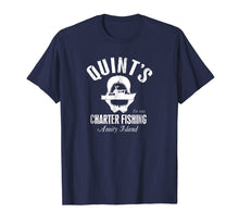 Load image into Gallery viewer, DISTRESSED QUINT'S CHARTER FISHING GREAT WHITE SHARK BOAT
