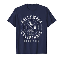Load image into Gallery viewer, Hollywood T-Shirt Calfornia State Map CA Shirt Gift
