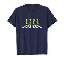 Load image into Gallery viewer, Aliens crossing and walking across road funny shirt gift
