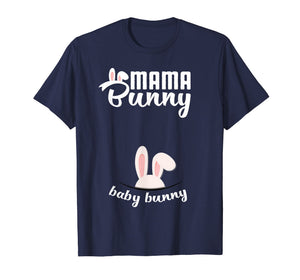 Mama Bunny Cute Easter Pregnancy Announcement Shirt