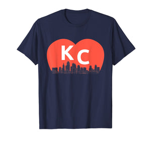 KC Heart Vintage Kansas City Cityscape Shirt