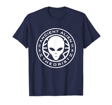 Load image into Gallery viewer, Ancient Alien Theorist Alien Head Conspiracy T Shirt
