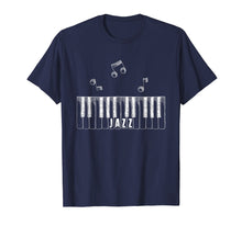 Load image into Gallery viewer, Jazz Music piano keyboard Acoustic T shirt
