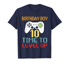 Load image into Gallery viewer, Kids Level 10 Unlocked T-Shirt 10th Video Gamer Birthday Gif
