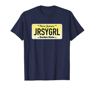 Jersey Girl New Jersey License Plate T-Shirt
