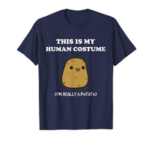 Load image into Gallery viewer, Funny Potato T-Shirt | Xmas Gift This Is My Human Costume
