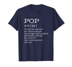 Pop Definition Grandpa Father's Day Gifts - Men T-Shirt
