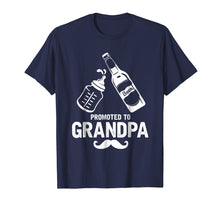 Load image into Gallery viewer, Grandpa Gifts First Time Dad Promoted to Grandpa T-Shirt
