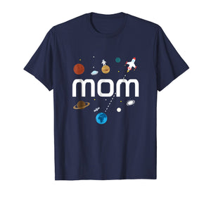 Mom Outer Space Birthday Party T-Shirt