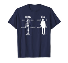 Load image into Gallery viewer, HTML AND CSS TEE Programmers Software Developer Shirt

