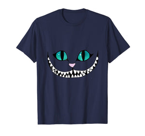 Cheshire Cat T-Shirt - Grinning Invisible Cat Tee Halloween