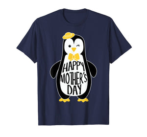I Love My Mama Penguin Cute Happy Mothers Day Gift Shirt