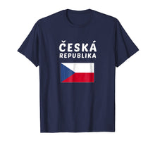 Load image into Gallery viewer, Czech Republic T-shirt Czech Tee Flag souvenir Gift
