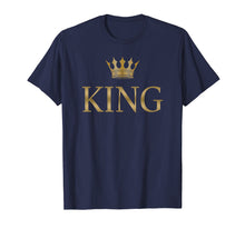 Load image into Gallery viewer, King Gold Crown Birthday T-Shirt
