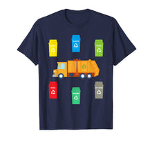 Load image into Gallery viewer, Recycling Trash Garbage Truck T Shirt Funny Toddler Boy Kids
