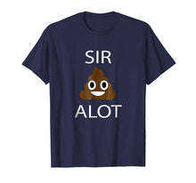 Load image into Gallery viewer, Emoji Shirt Sir Poop Alot Emoji Funny Shirt Poop Emoji Shirt

