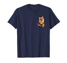 Load image into Gallery viewer, Pomeranians in pocket tee shirts

