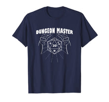 Load image into Gallery viewer, DnD GM Game Master T Shirt DM Dragons Dice Men Women
