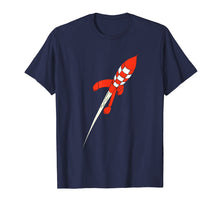 Load image into Gallery viewer, Tintin Destination Moon Rocket T Shirt
