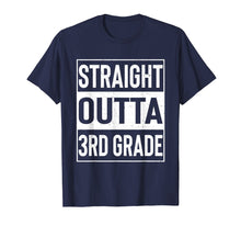 Load image into Gallery viewer, Straight Outta 3rd Grade Funny Graduation Gift T-Shirt
