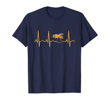 Load image into Gallery viewer, Bee Lover Gifts - Honeybee Heartbeat TShirt Men Women Kids
