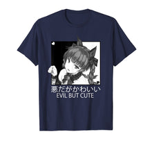 Load image into Gallery viewer, Evil But Cute Anime Shirt, Nu Goth, Senpai, Hentai, Ahegao
