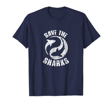 Load image into Gallery viewer, Save the Sharks Protect Ocean Scuba Diving Apnea Dive Shirt
