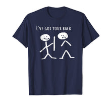 Load image into Gallery viewer, I Got Your Back Stick Figure Grafic Friendship TShirt
