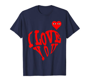 Heart For Comme Lovely In The Des Gift T-Shirt Of Garcon Tee