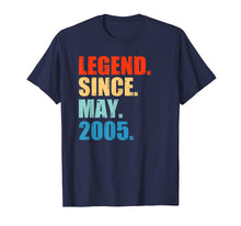 Load image into Gallery viewer, Legend Since May 2005 14th Birthday Gift 14 Years Old Shirt
