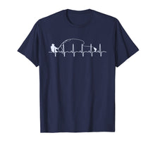 Load image into Gallery viewer, Fly Fishing Heartbeat Fish EKG Trout Fishing T-shirt
